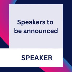 Speakers to be announced image placeholder